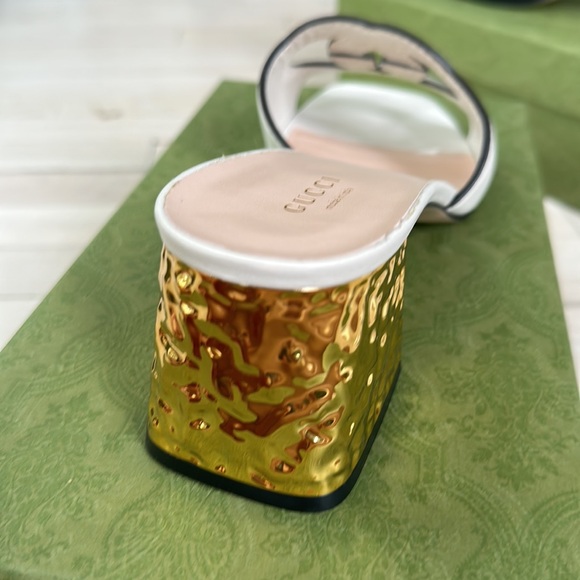 NEW Gucci Interlocking GG cutout heels 41 - Picture 4 of 4